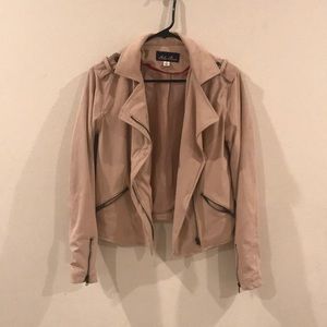 A light pink jacket from brand of Blue Rain.